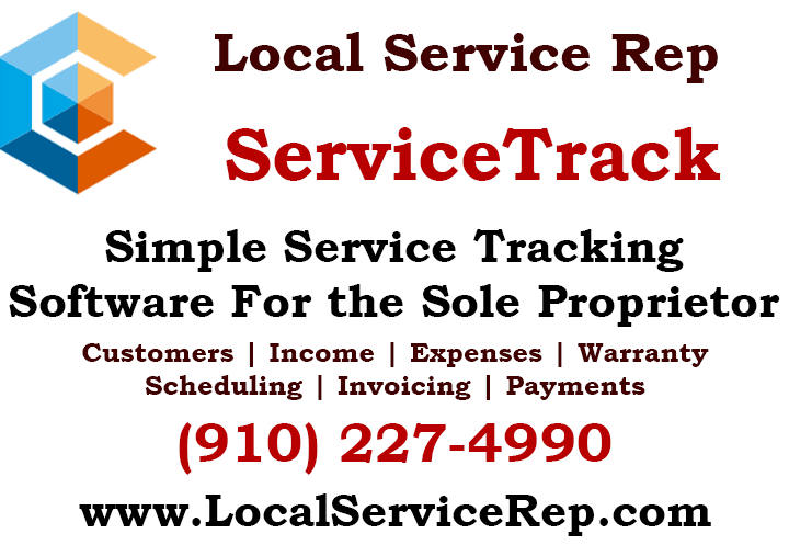 ServiceTrack | Service Tracking Software for the Sole Proprietor | Local Service Rep | Rock Local Media group | ILM Advertiser - Buy | Sell | Market | Advertise | Web Design | SEO
